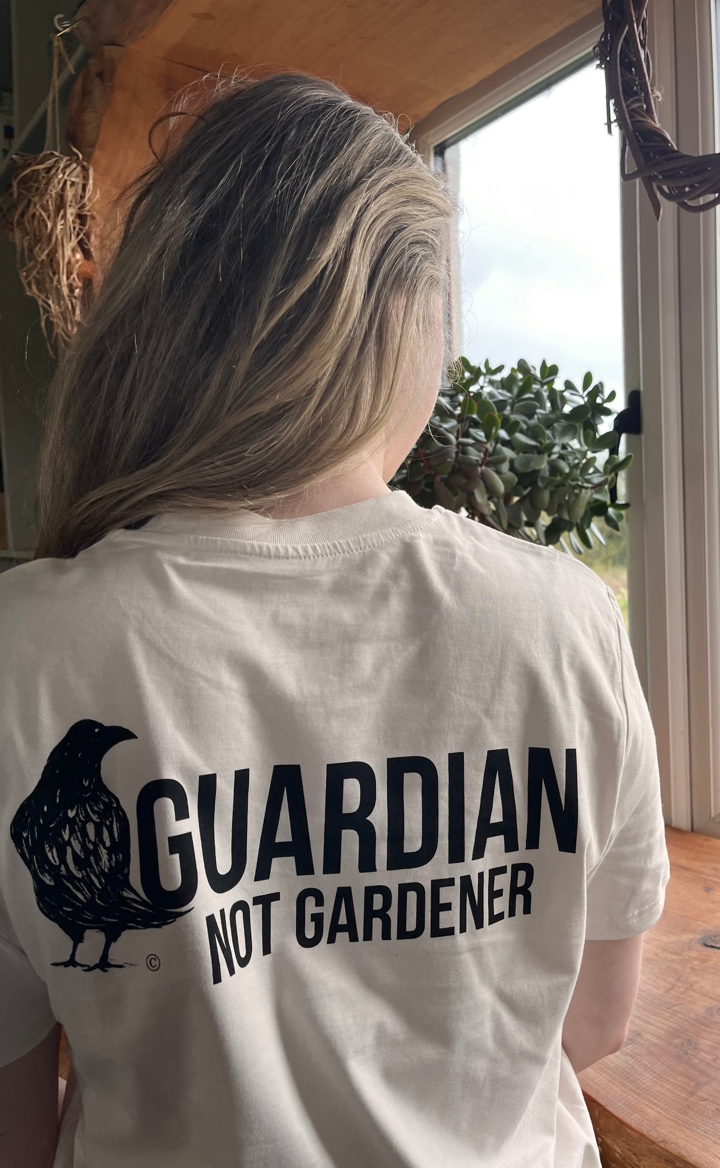 Guardian - Not Gardener Vintage White T-Shirt