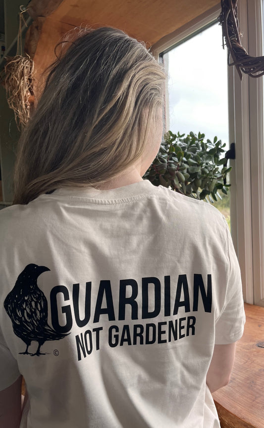 Guardian - Not Gardener Vintage White T-Shirt