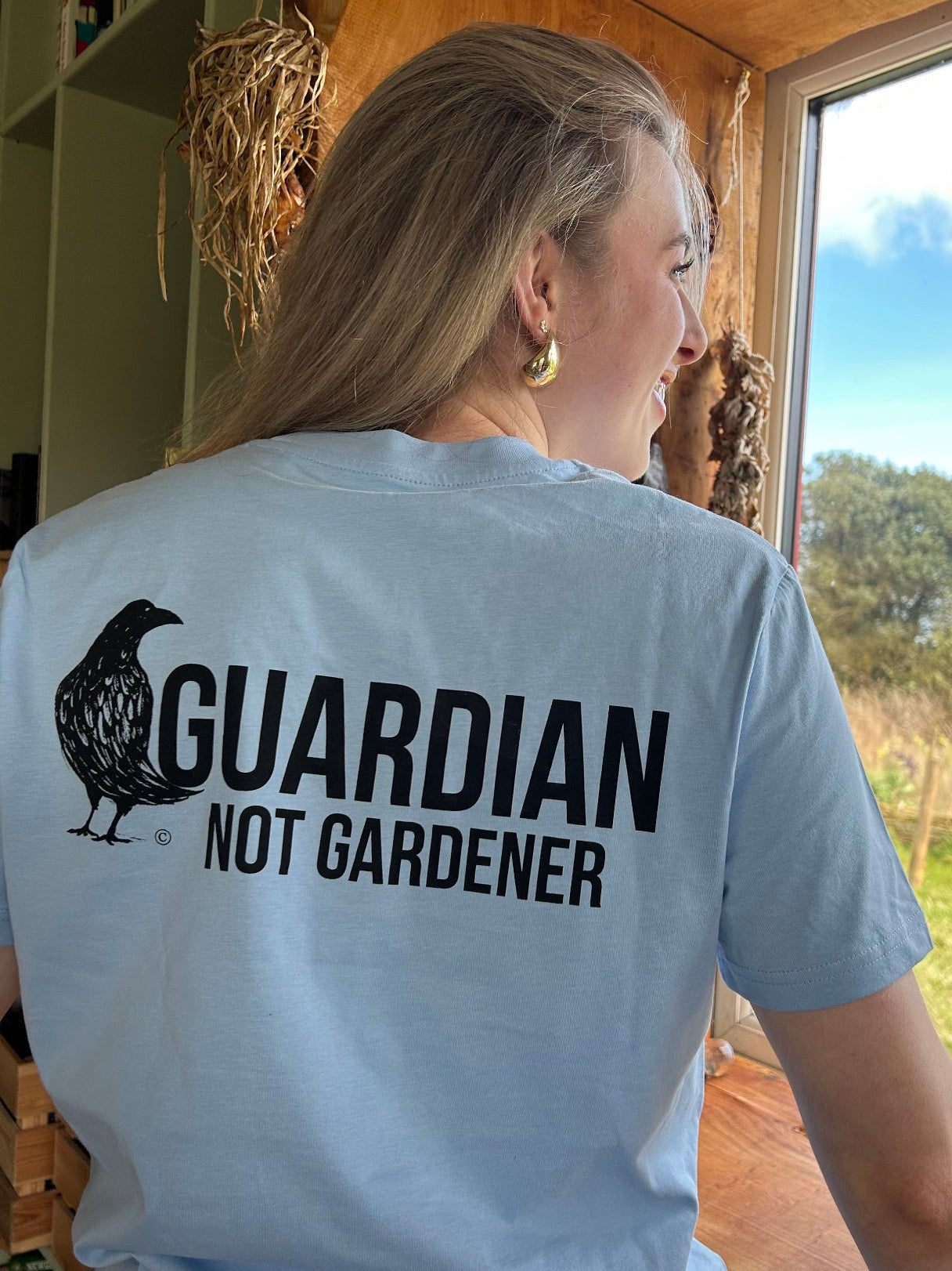 Guardian - Not Gardener Blue T-Shirt