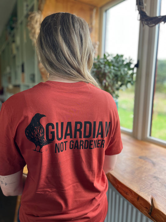 Guardian - Not Gardener Earthy Red T-Shirt